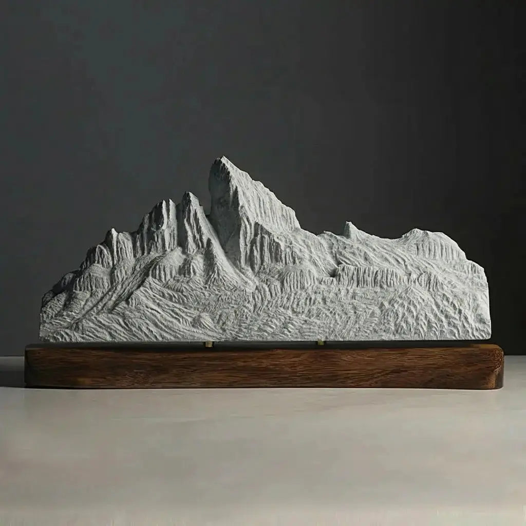Mount Otemanu (Bora Bora) Sculpture Sculpted Peaks