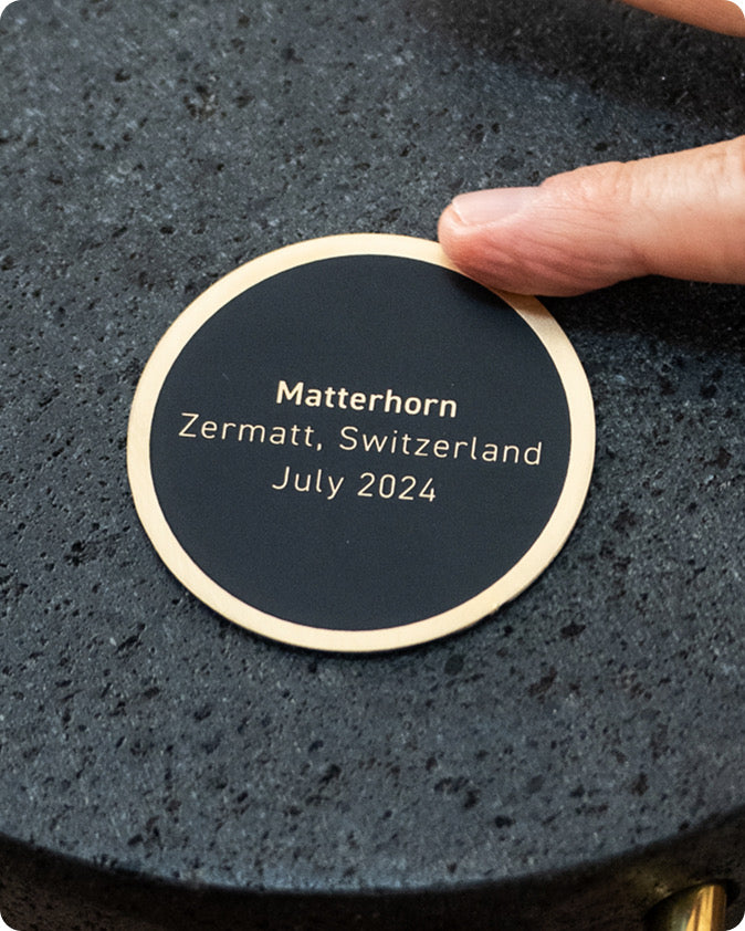 Brass engraving