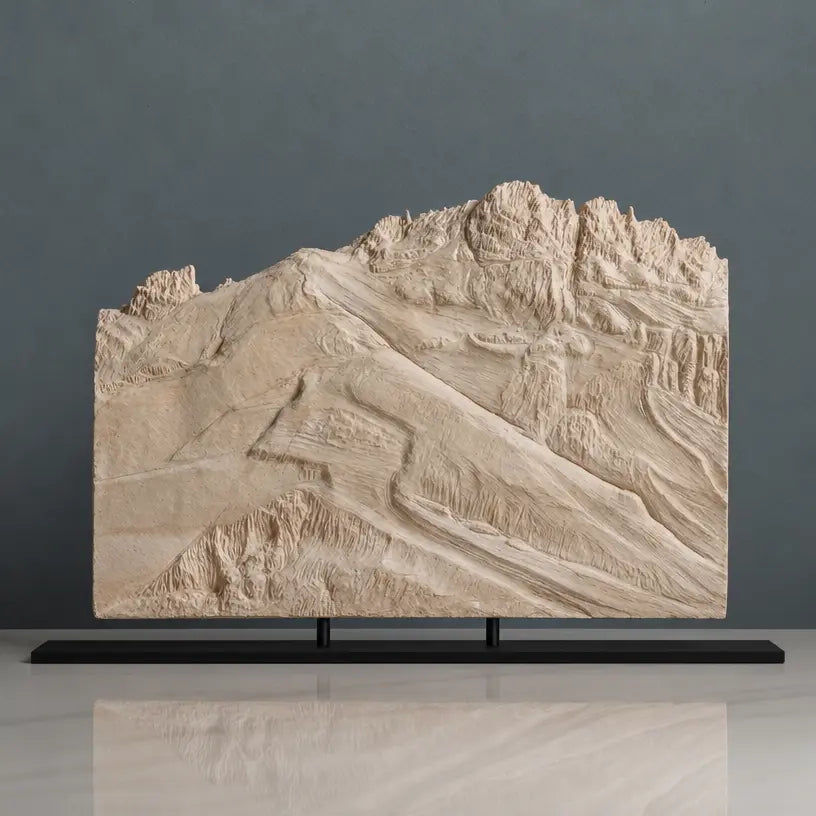 Palmyra Peak Sculpture - Telluride Ski Resort Sculpted Peaks