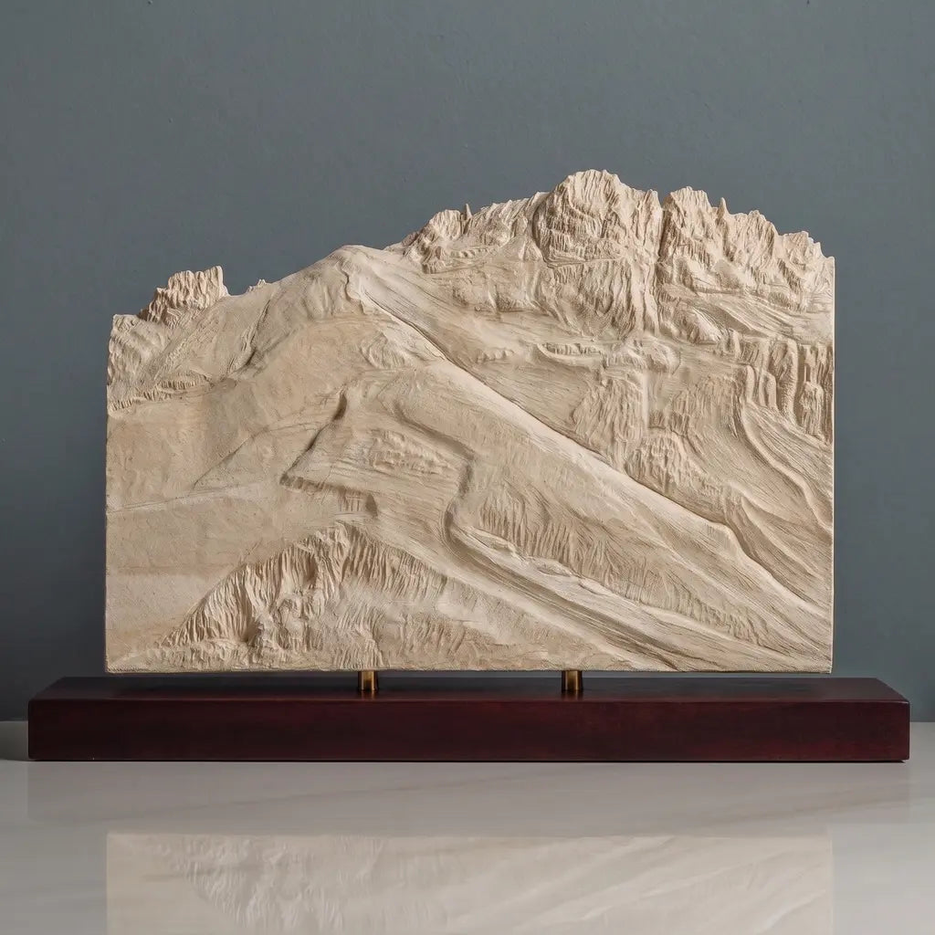 Palmyra Peak Sculpture - Telluride Ski Resort Sculpted Peaks