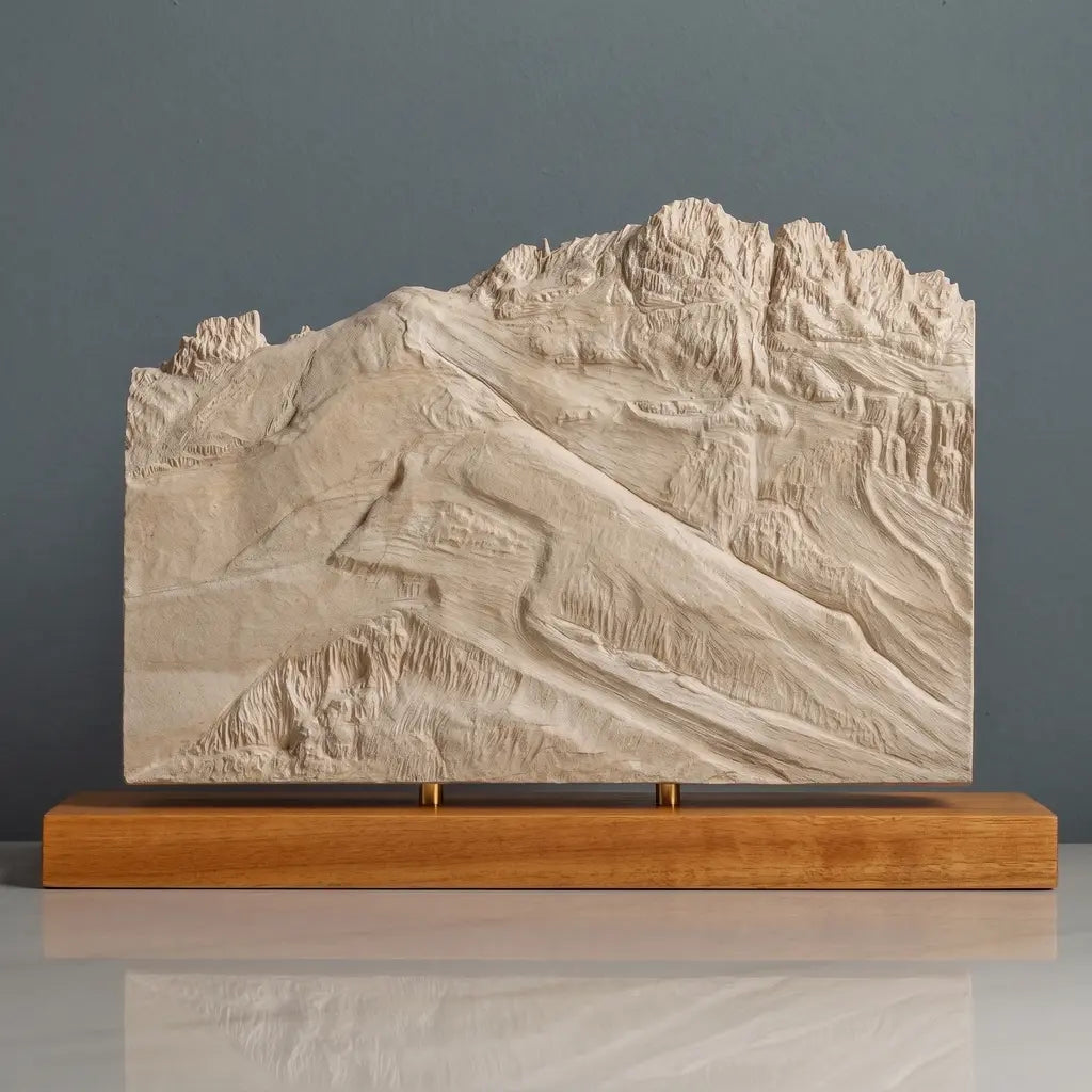Palmyra Peak Sculpture - Telluride Ski Resort Sculpted Peaks