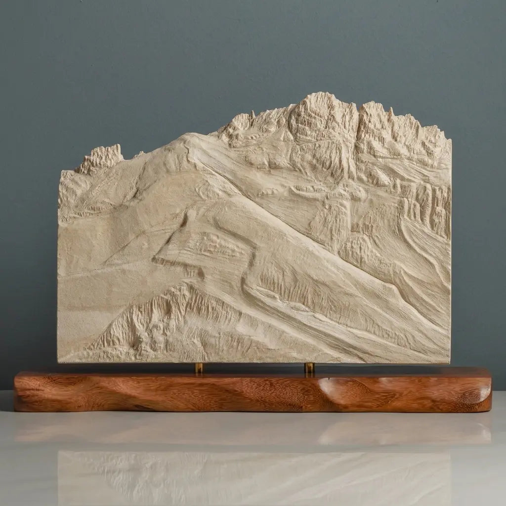 Palmyra Peak Sculpture - Telluride Ski Resort Sculpted Peaks