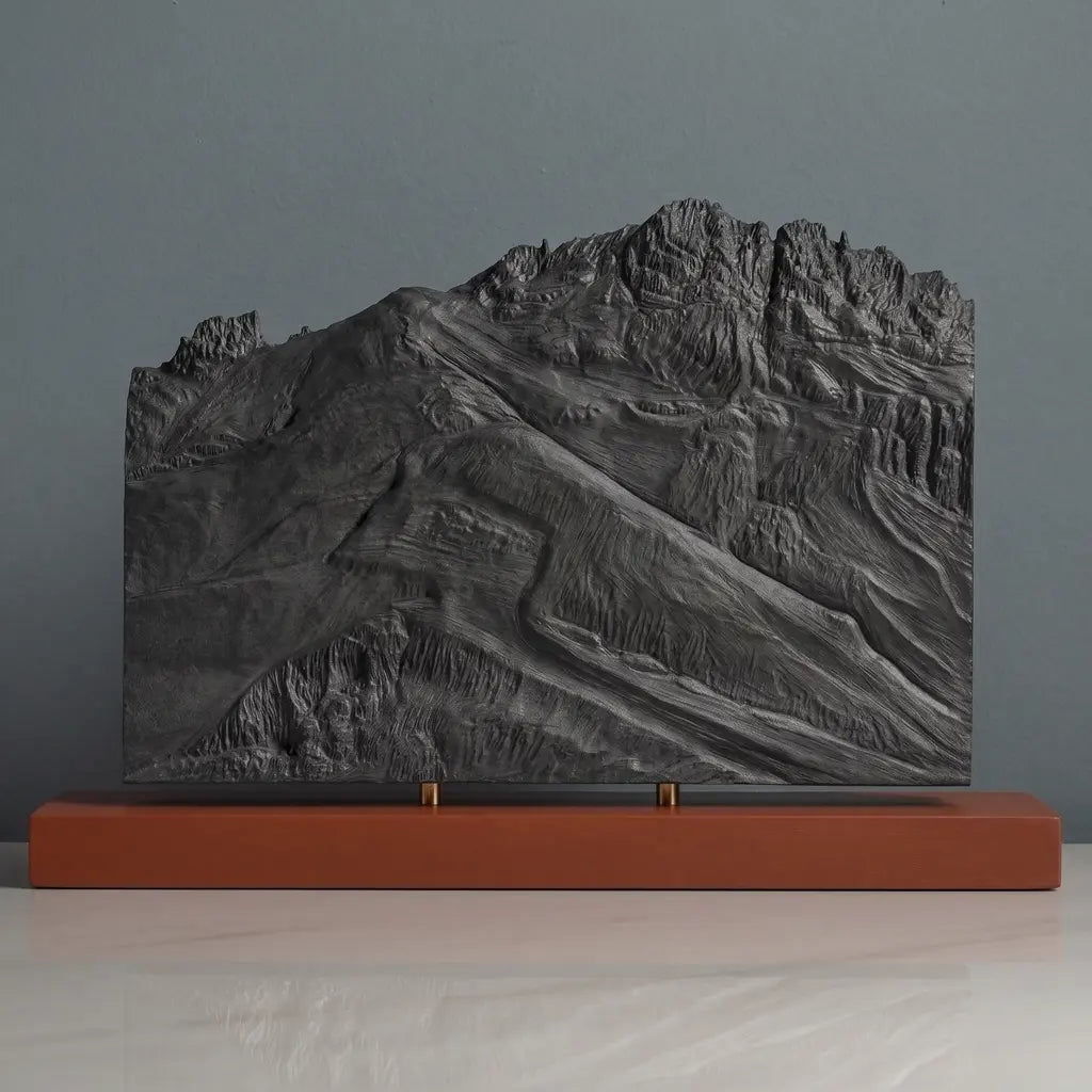 Palmyra Peak Sculpture - Telluride Ski Resort Sculpted Peaks
