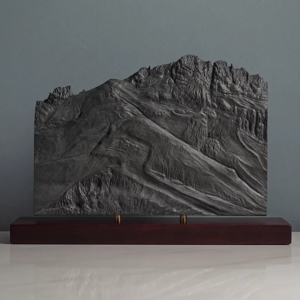 Palmyra Peak Sculpture - Telluride Ski Resort Sculpted Peaks
