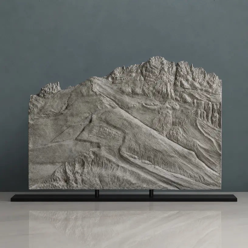 Palmyra Peak Sculpture - Telluride Ski Resort Sculpted Peaks