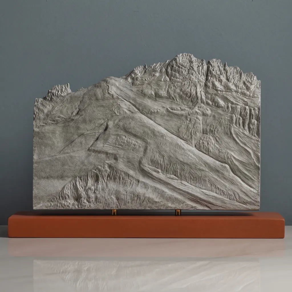Palmyra Peak Sculpture - Telluride Ski Resort Sculpted Peaks