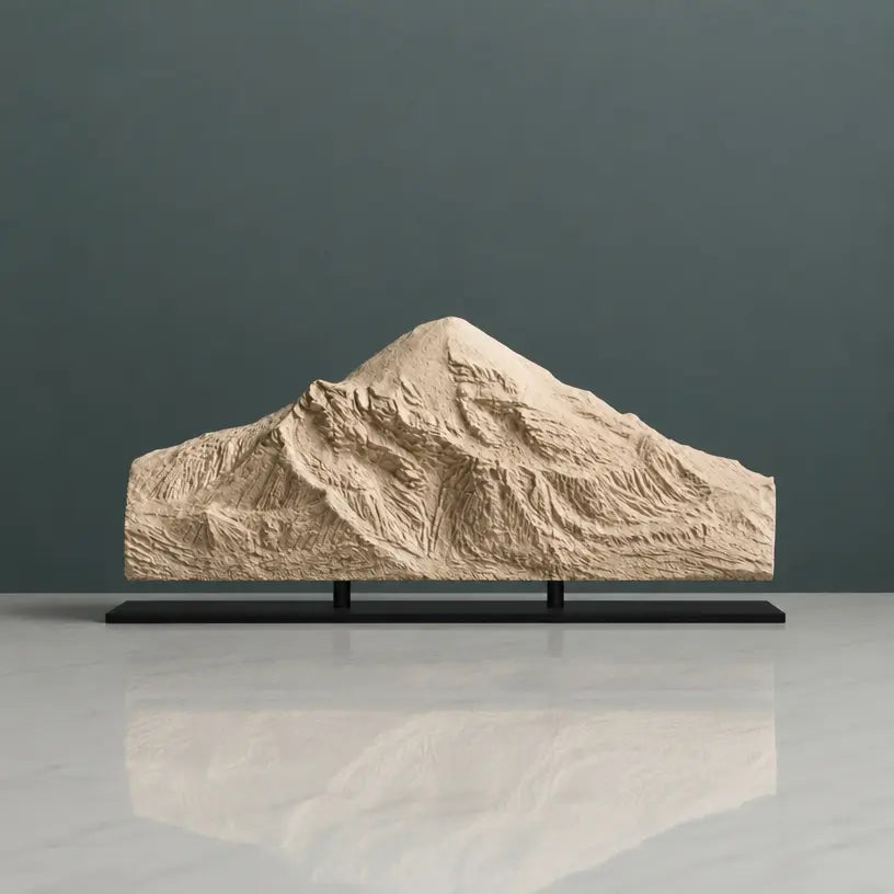 Pico de Orizaba Sculpture (View from Orizaba, Mexico) Sculpted Peaks