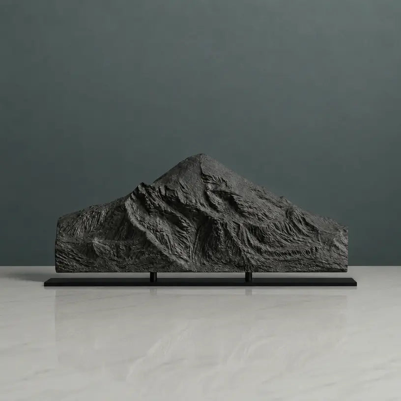 Pico de Orizaba Sculpture (View from Orizaba, Mexico) Sculpted Peaks