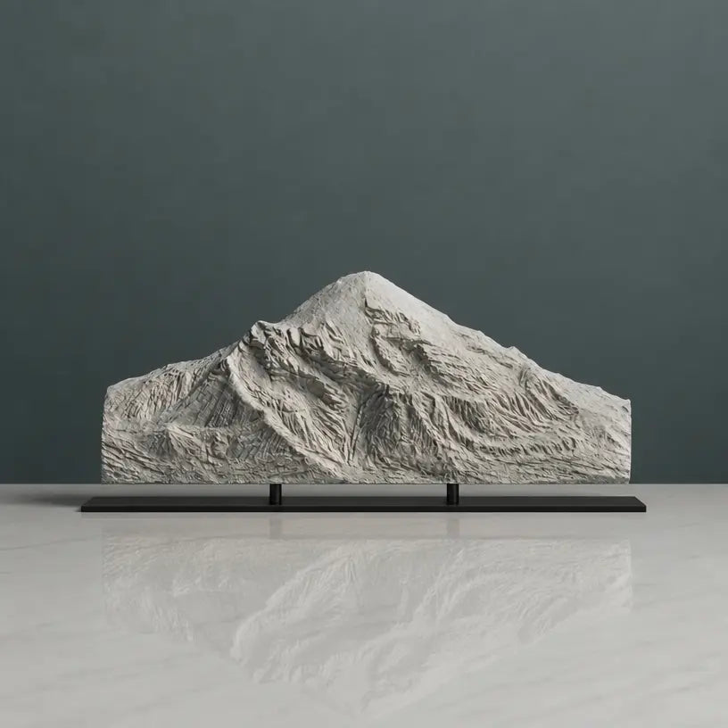 Pico de Orizaba Sculpture (View from Orizaba, Mexico) Sculpted Peaks