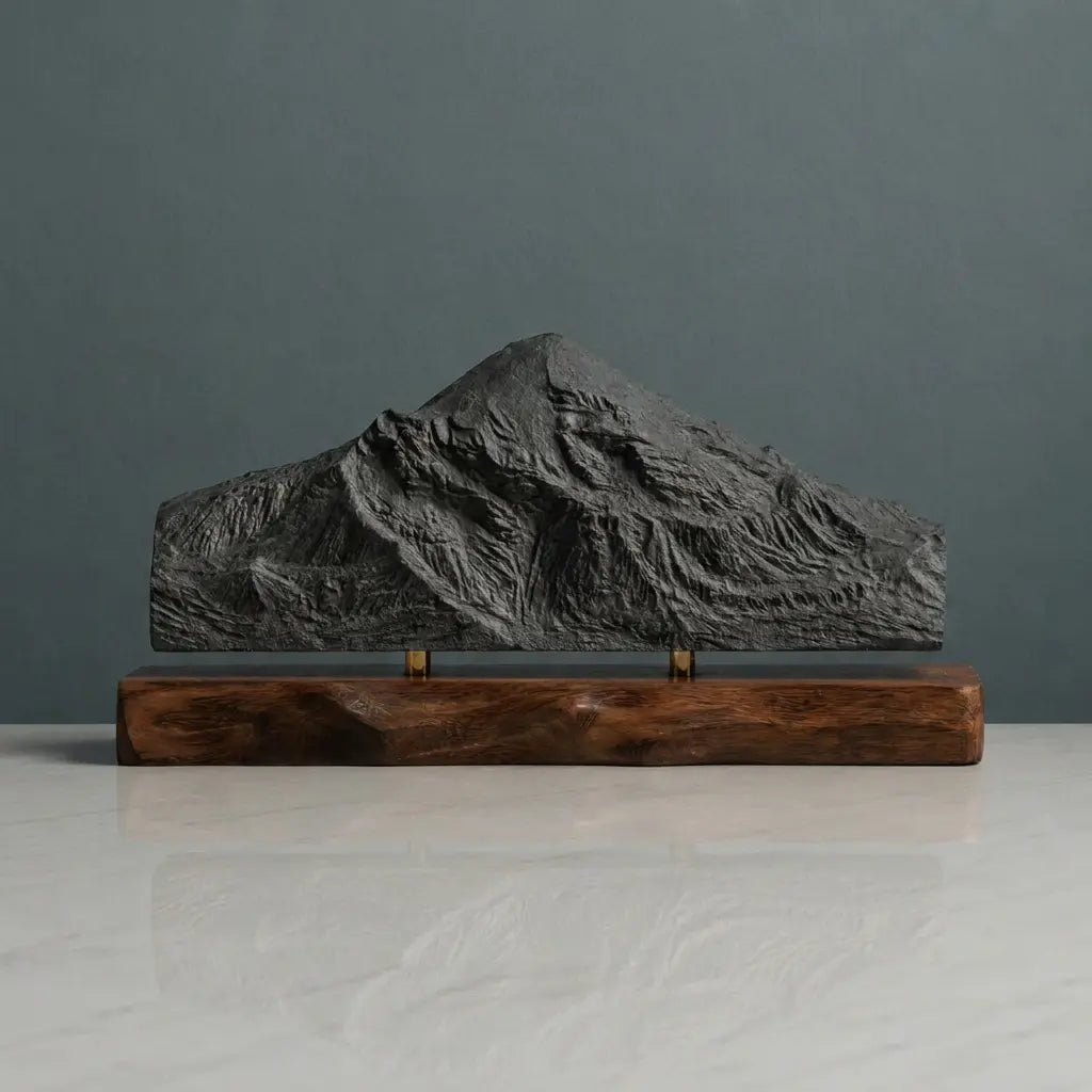 Pico de Orizaba Sculpture (View from Orizaba, Mexico) Sculpted Peaks