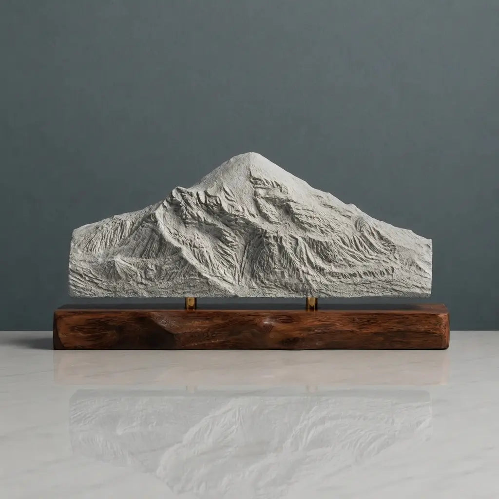 Pico de Orizaba Sculpture (View from Orizaba, Mexico) Sculpted Peaks