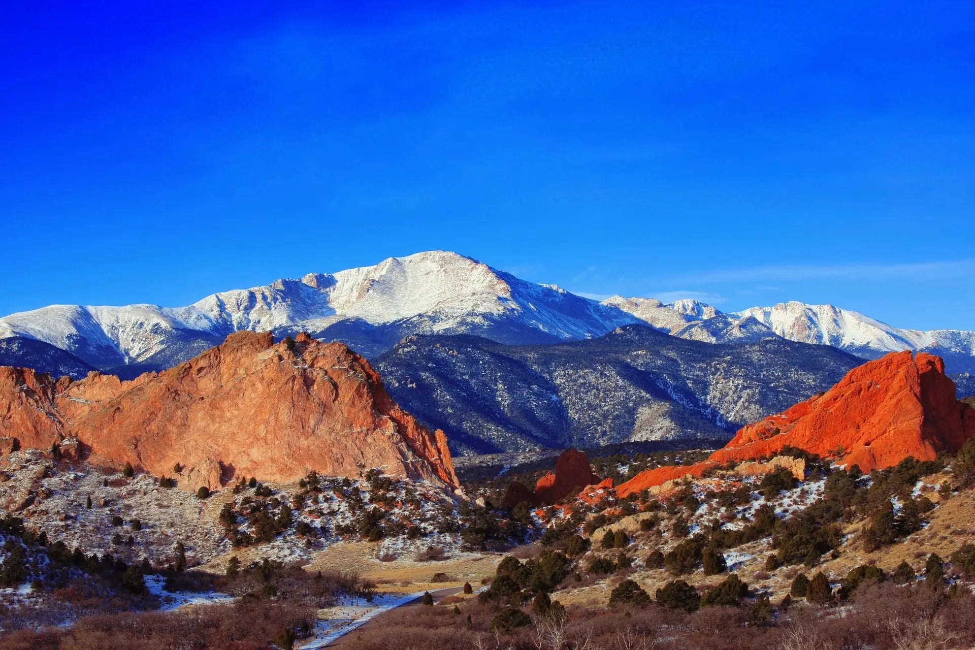 Pikes Peak (from Garden of the Gods, Colorado - Imperfect Sculpture) - IMPF 312 Sculpted Peaks