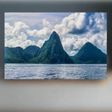 Pitons Sculpture (Soufrière Bay, Saint Lucia) Sculpted Peaks