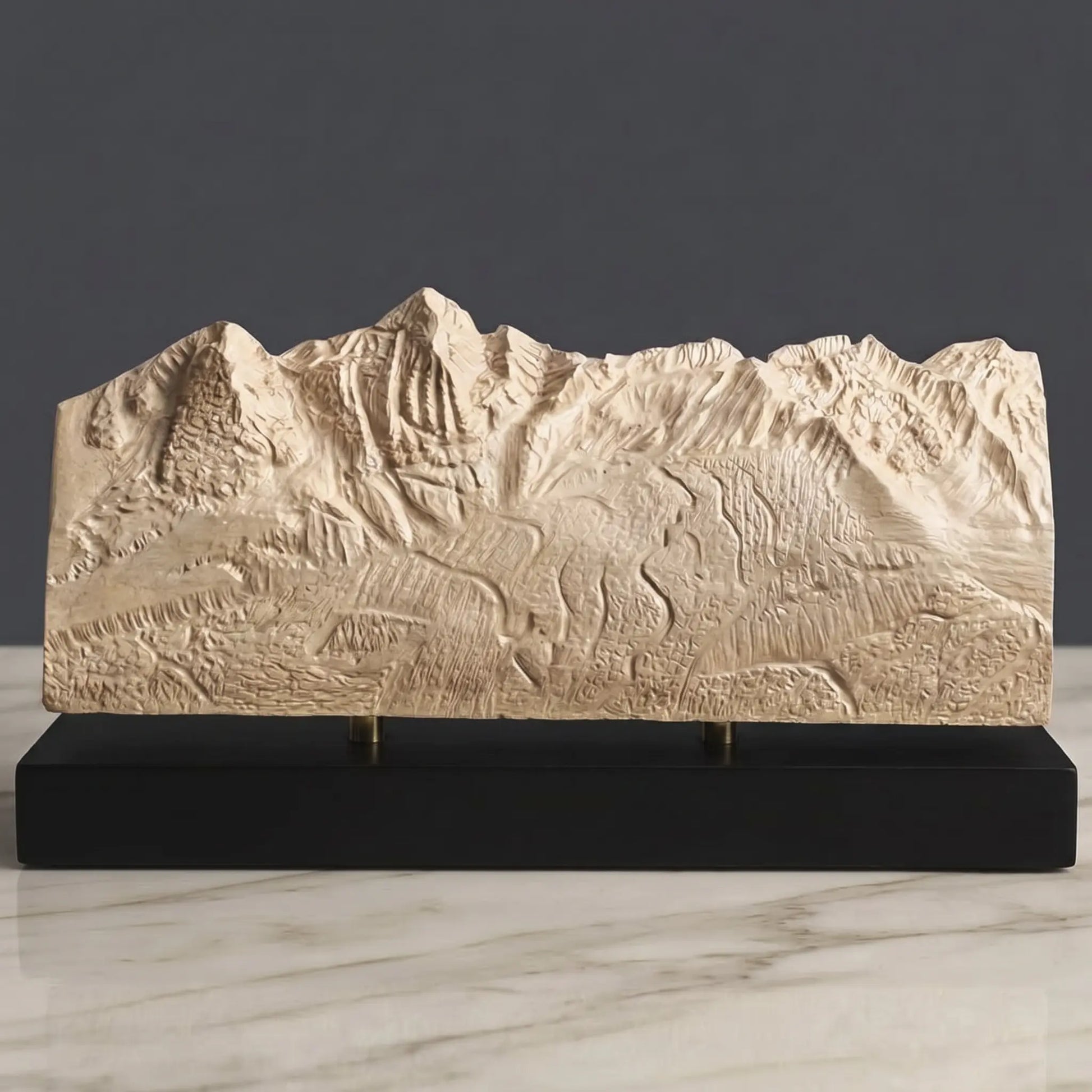 Piz Nair Sculpture (St. Moritz, Switzerland) Sculpted Peaks