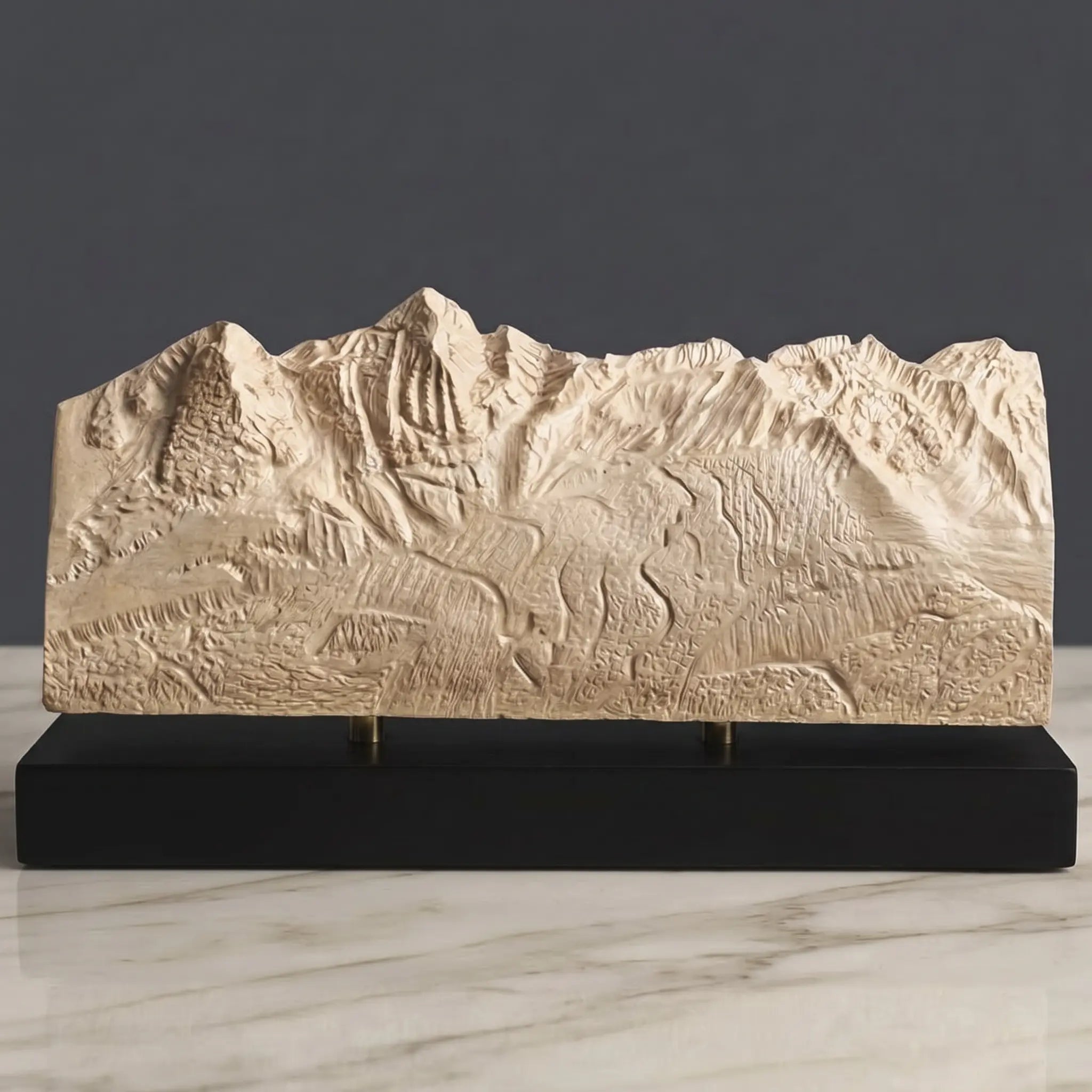 Piz Nair Sculpture (St. Moritz, Switzerland) Sculpted Peaks