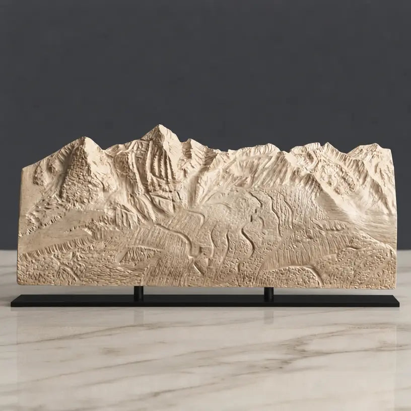 Piz Nair Sculpture (St. Moritz, Switzerland) Sculpted Peaks