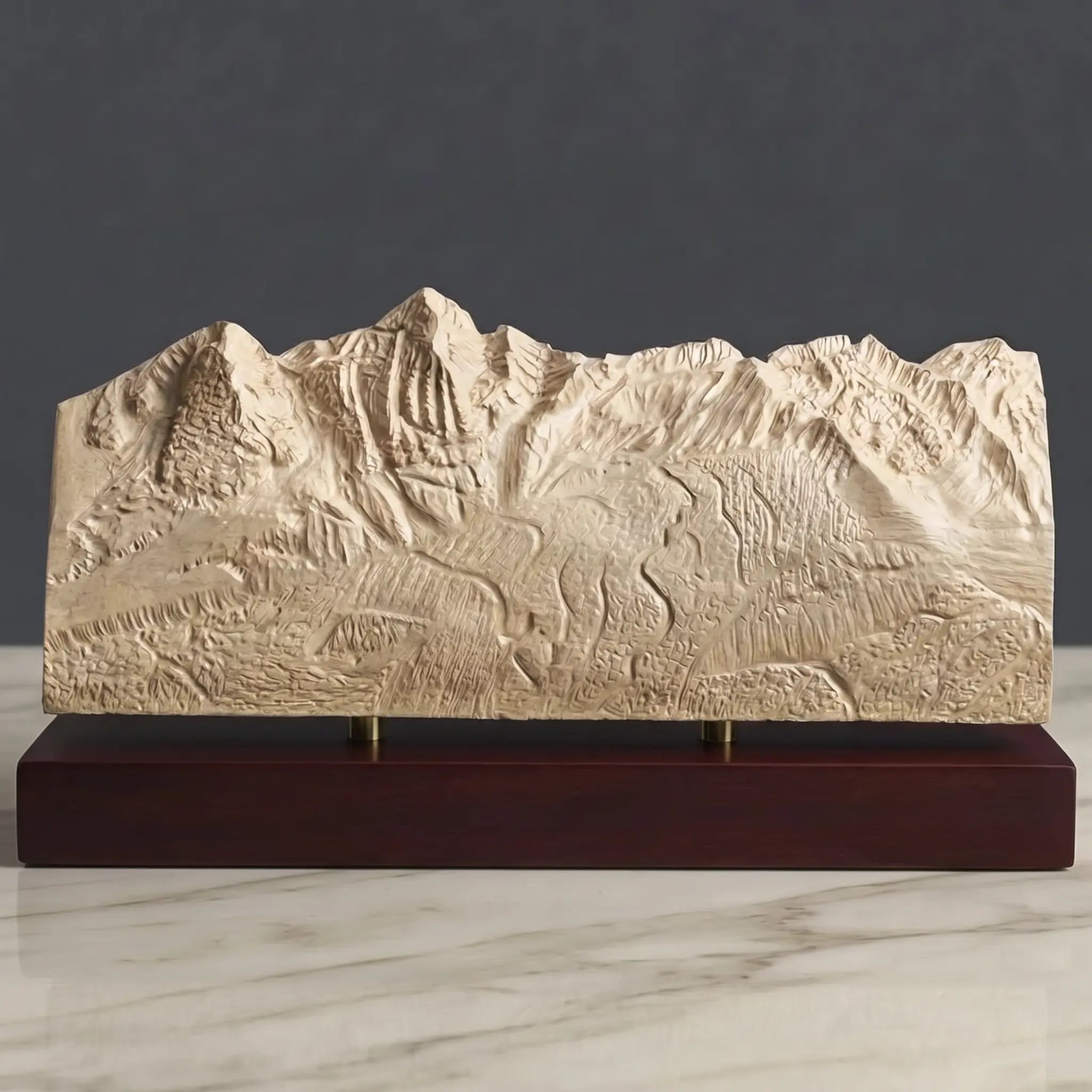 Piz Nair Sculpture (St. Moritz, Switzerland) Sculpted Peaks