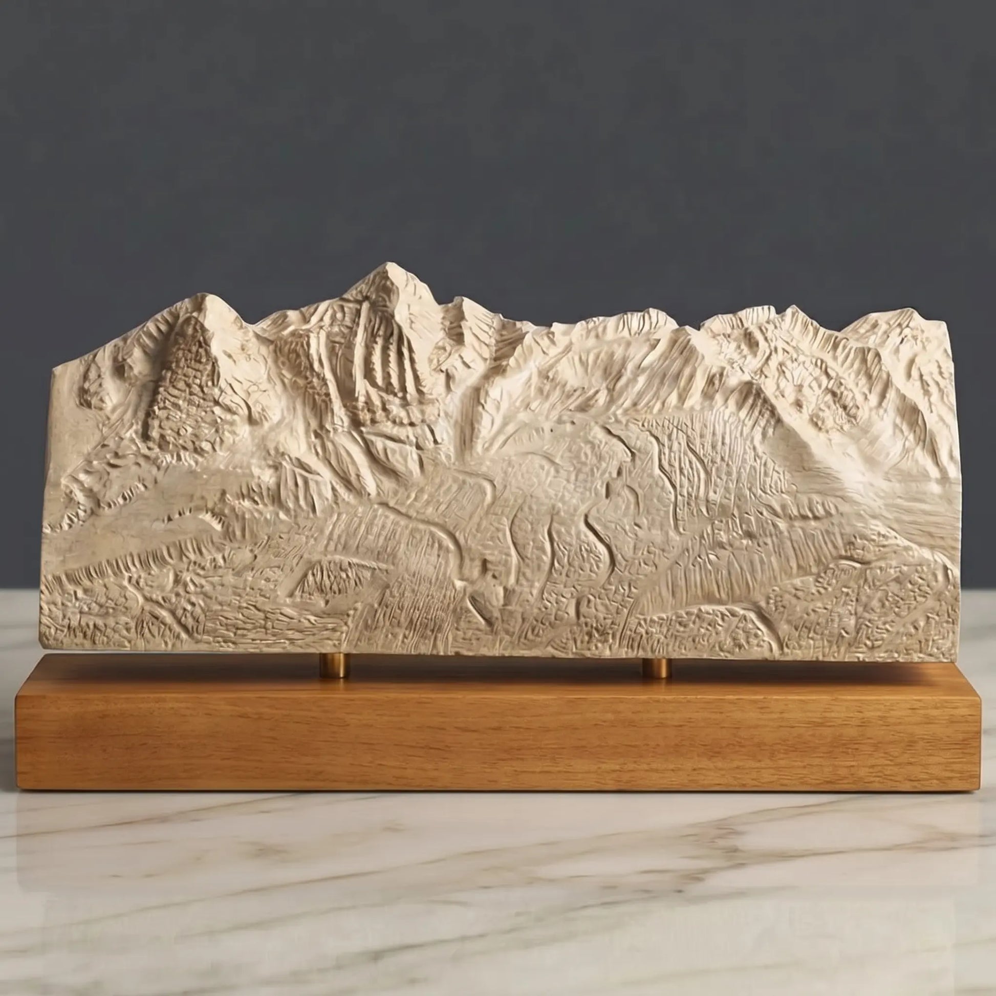 Piz Nair Sculpture (St. Moritz, Switzerland) Sculpted Peaks