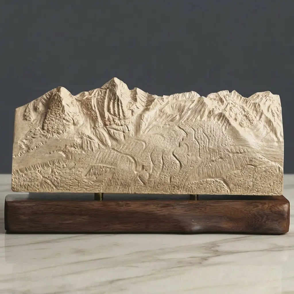 Piz Nair Sculpture (St. Moritz, Switzerland) Sculpted Peaks