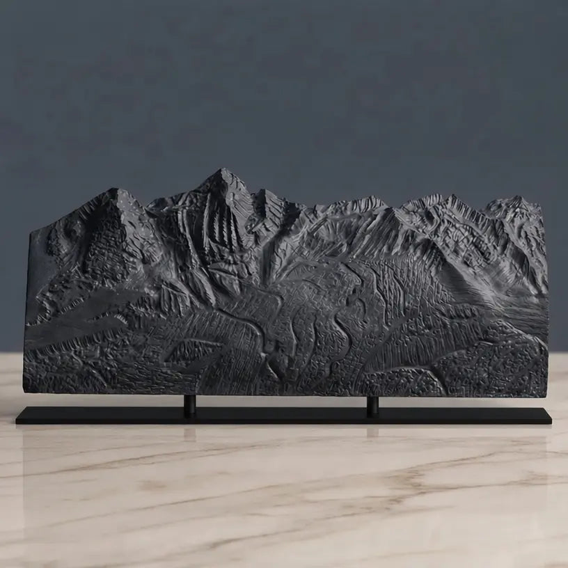 Piz Nair Sculpture (St. Moritz, Switzerland) Sculpted Peaks