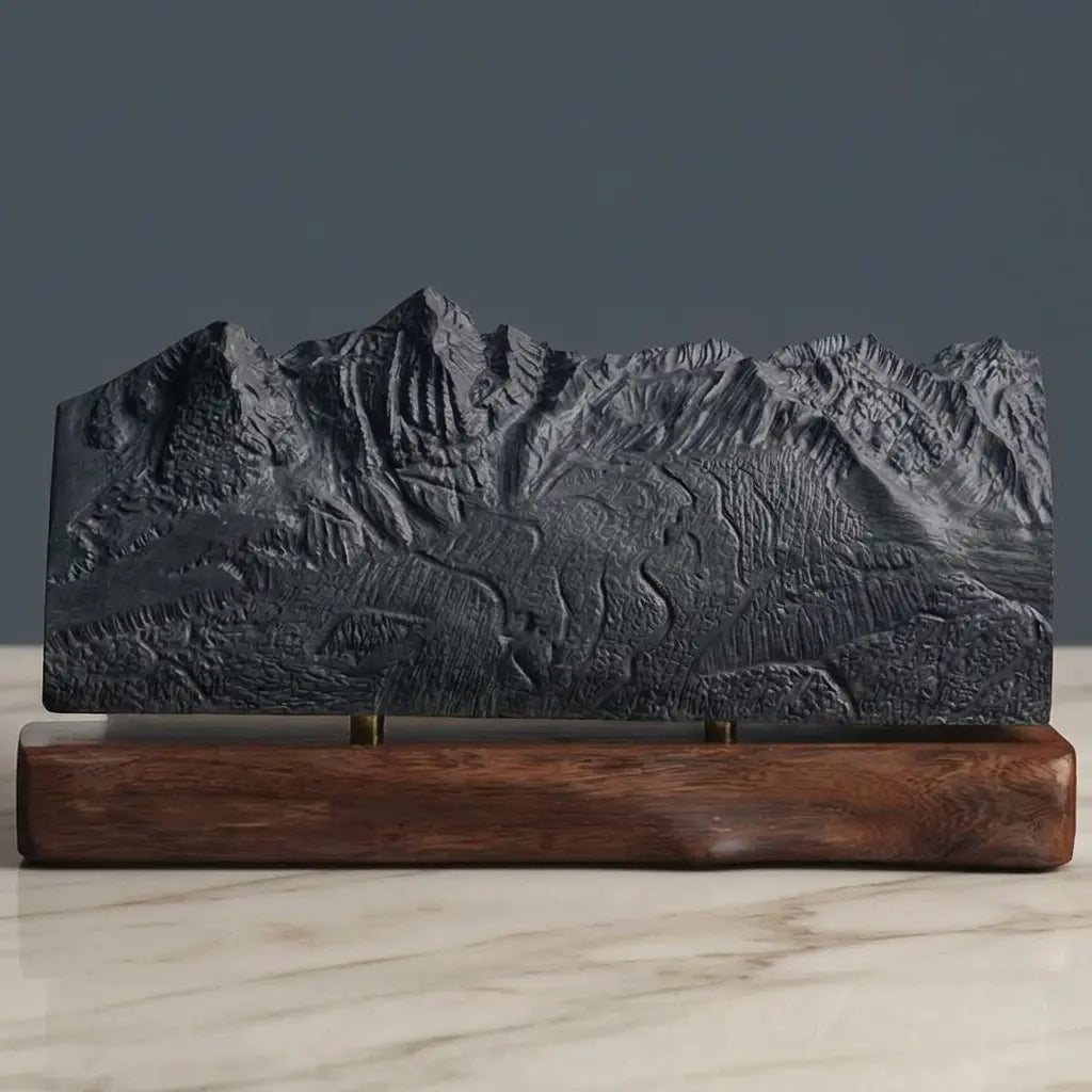 Piz Nair Sculpture (St. Moritz, Switzerland) Sculpted Peaks