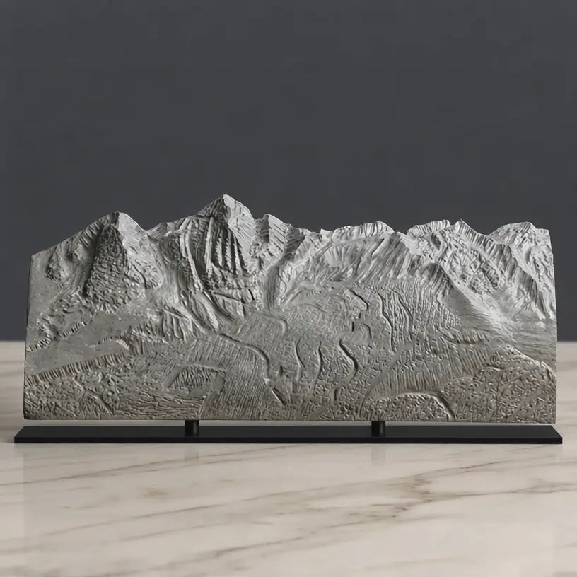 Piz Nair Sculpture (St. Moritz, Switzerland) Sculpted Peaks