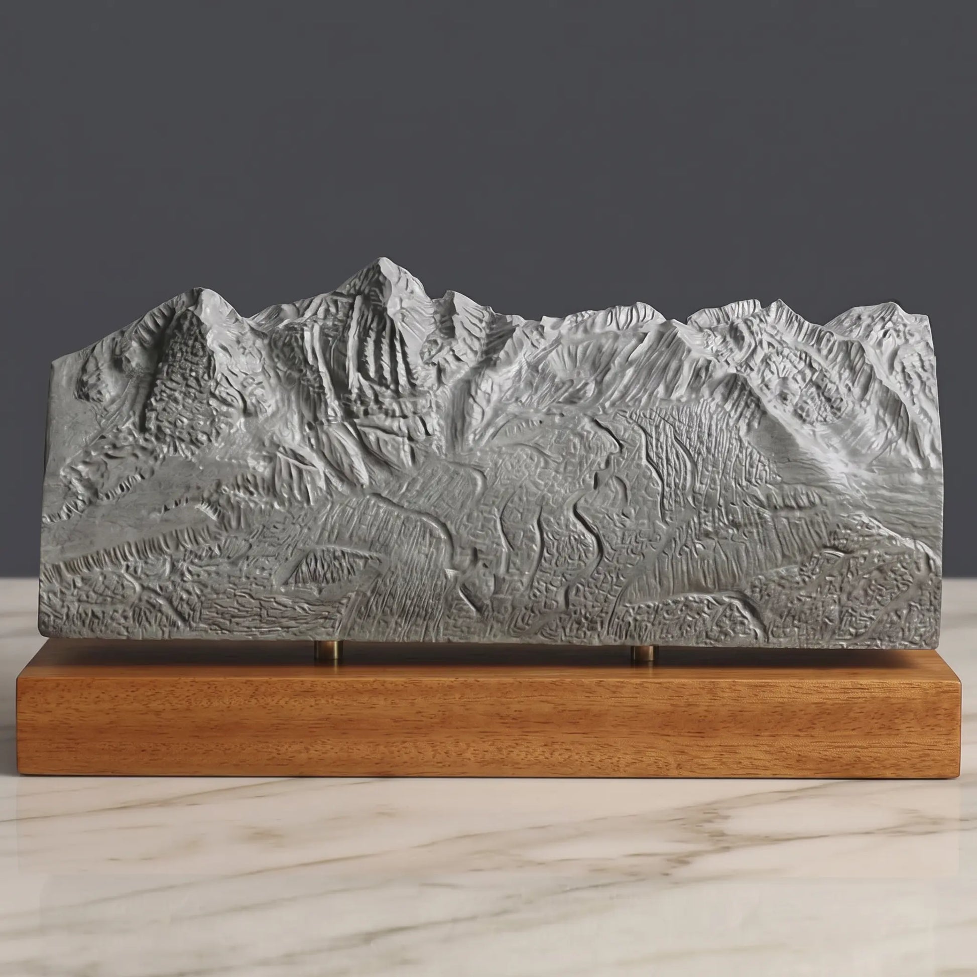 Piz Nair Sculpture (St. Moritz, Switzerland) Sculpted Peaks