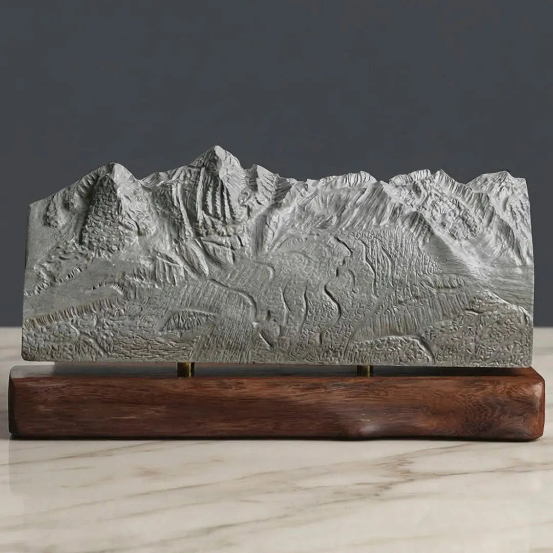Piz Nair Sculpture (St. Moritz, Switzerland) Sculpted Peaks