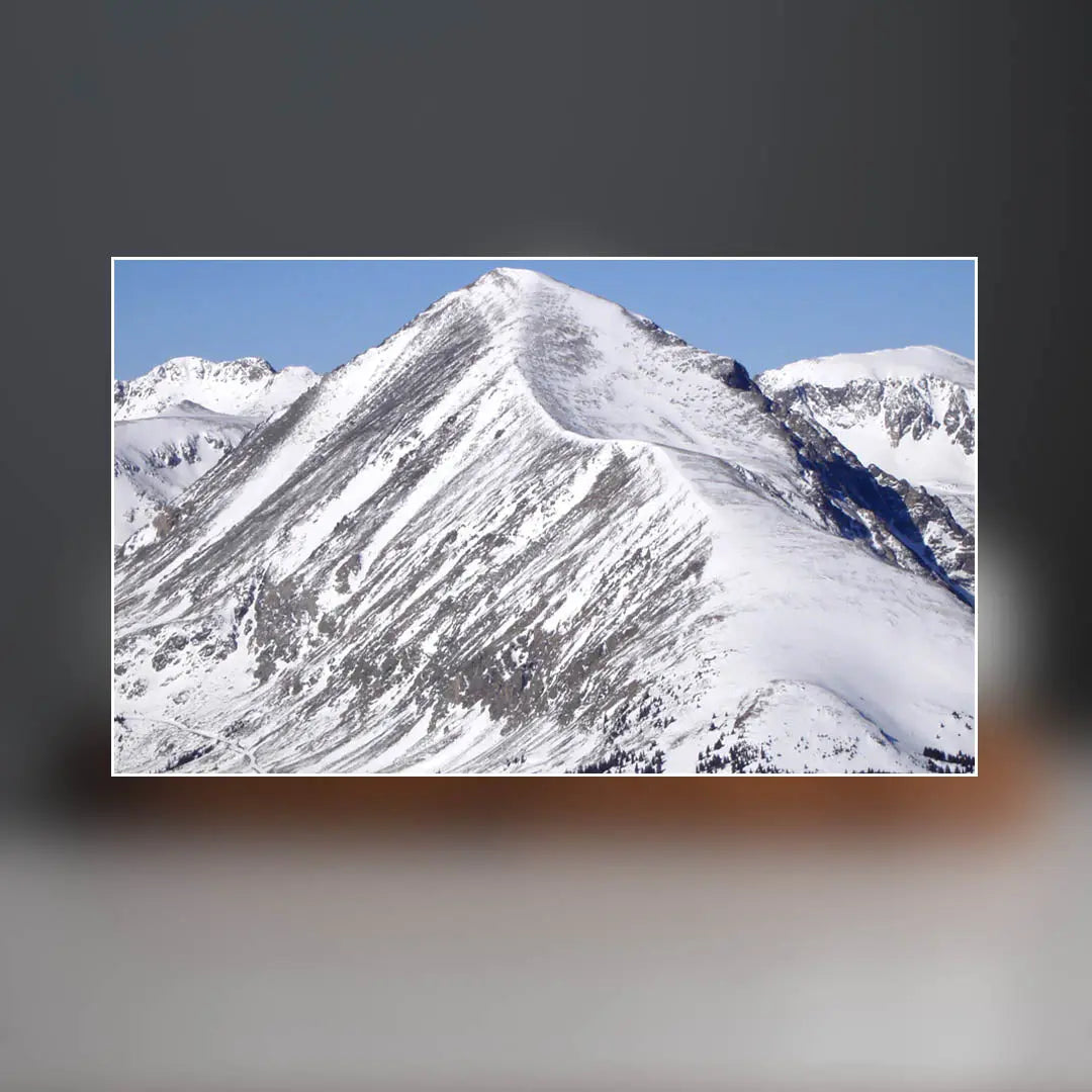 Quandary Peak (East Ridge View, Colorado) Sculpture Sculpted Peaks