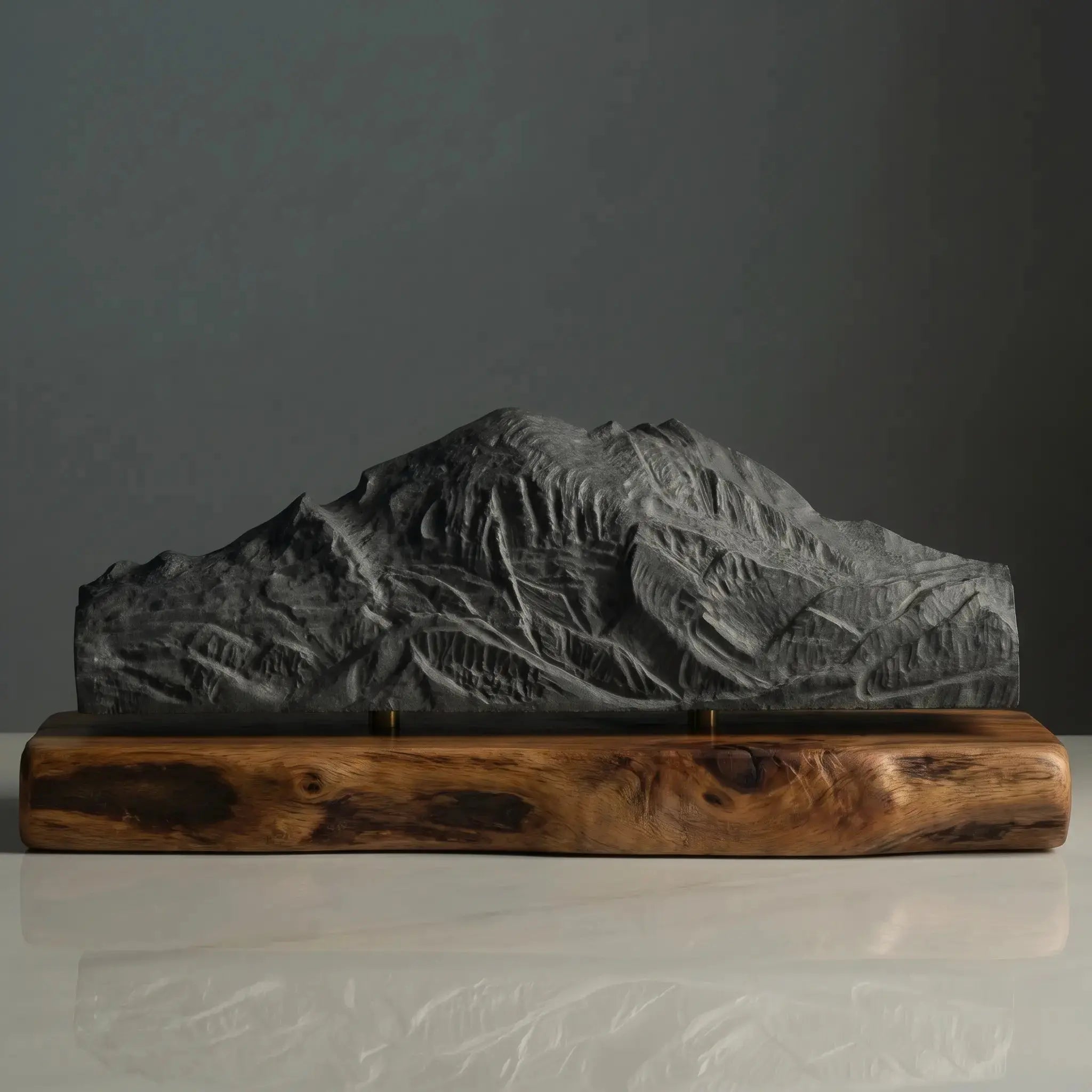 Mount Rainier Sculpture (View from Crystal Mountain) Sculpted Peaks