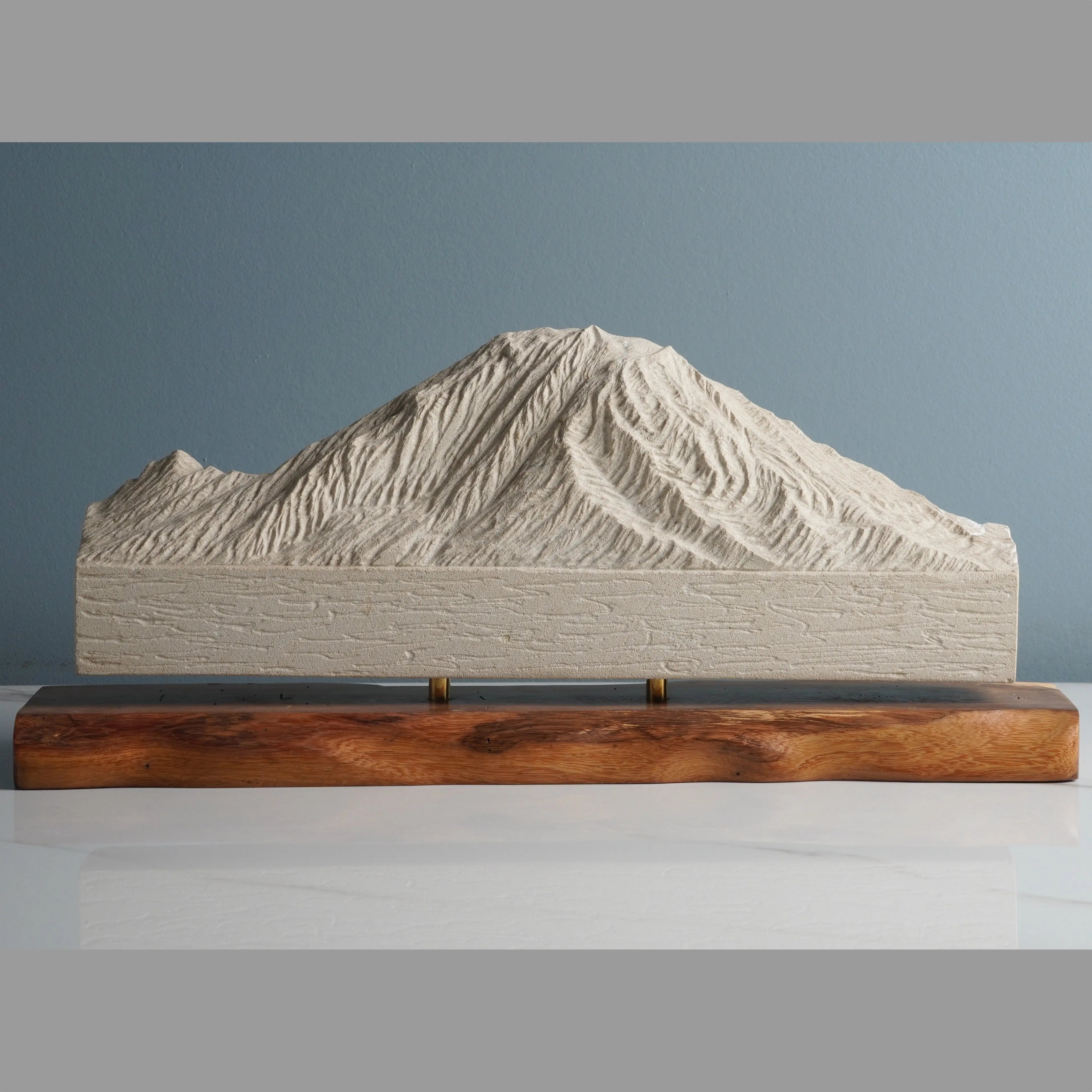 Mount Rainier (View from Seattle - Imperfect Sculpture) - SMPL 259 Sculpted Peaks