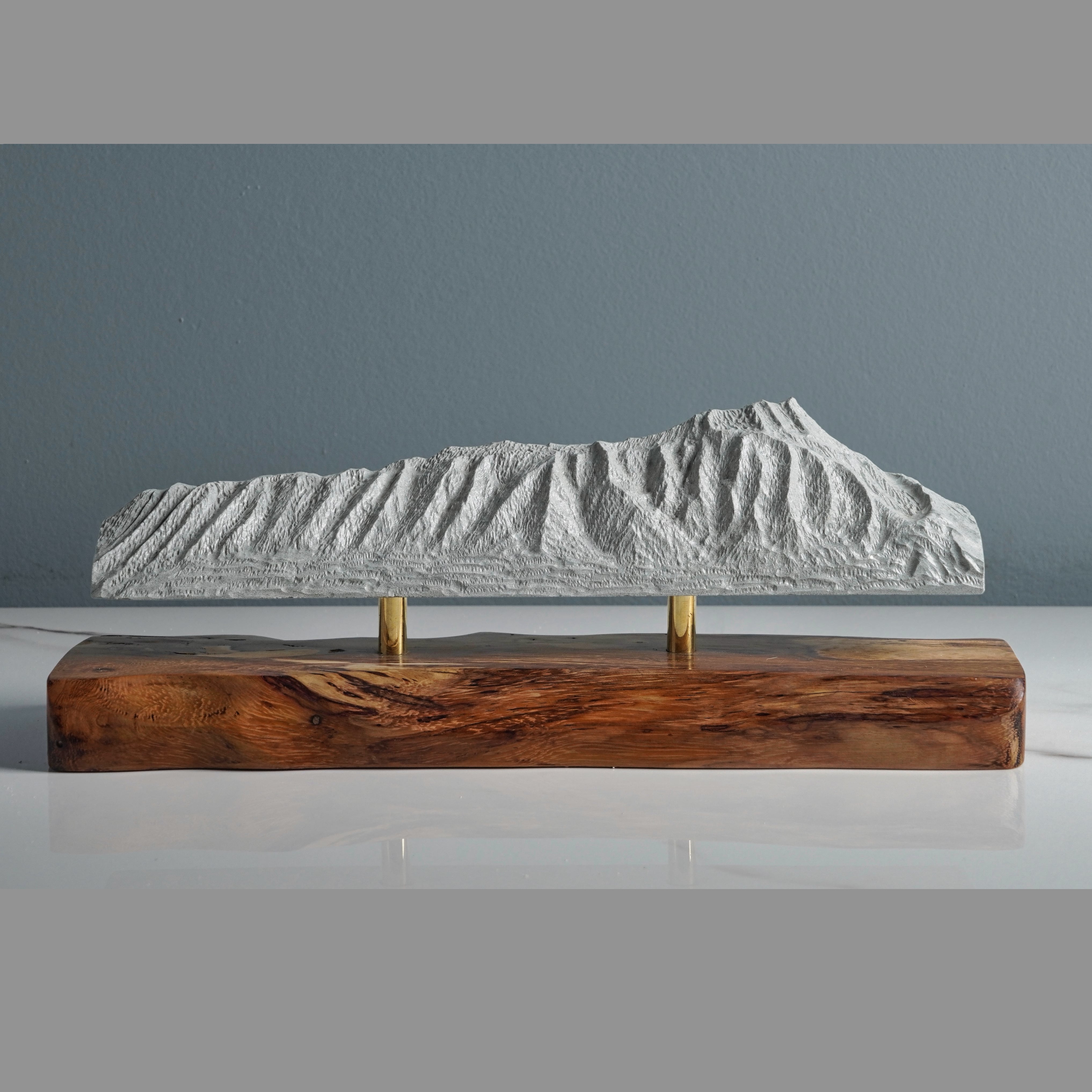 Diamond Head (View from Waikiki, Hawaii - Sample Sculpture) - SMPL 287