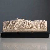 San Gabriel Mountains Range Sculpture (Mount Wilson Viewpoint, California)