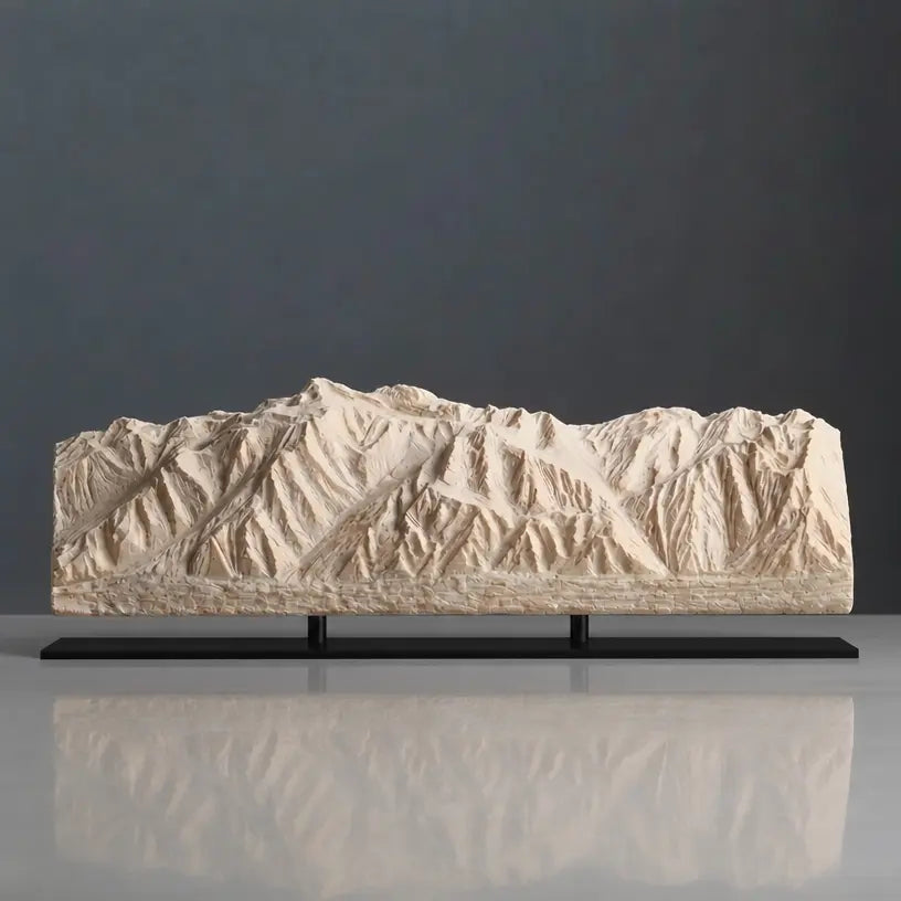 San Gabriel Mountains Range Sculpture (Mount Wilson Viewpoint, California) Sculpted Peaks