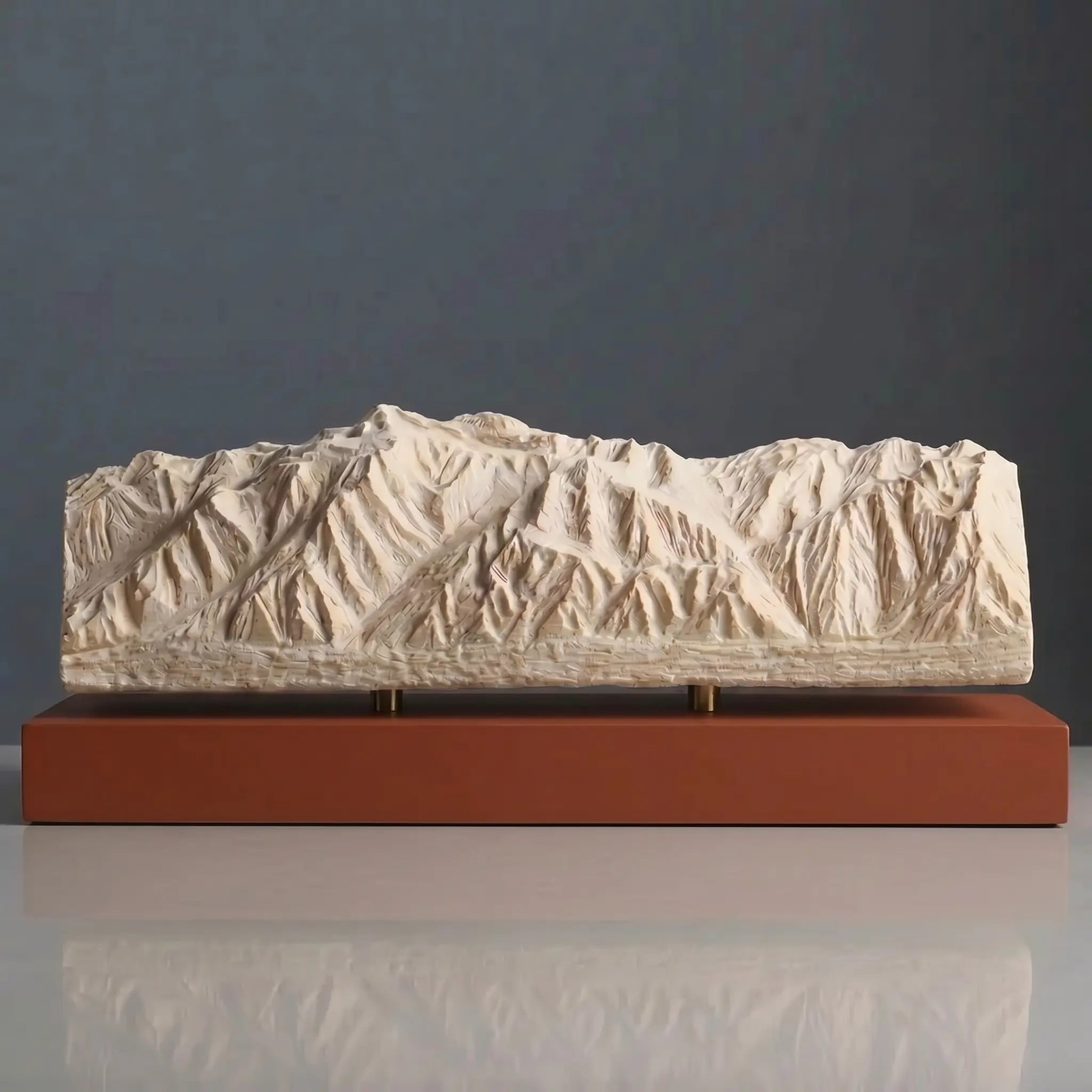 San Gabriel Mountains Range Sculpture (Mount Wilson Viewpoint, California) Sculpted Peaks