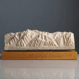 San Gabriel Mountains Range Sculpture (Mount Wilson Viewpoint, California)