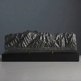 San Gabriel Mountains Range Sculpture (Mount Wilson Viewpoint, California)