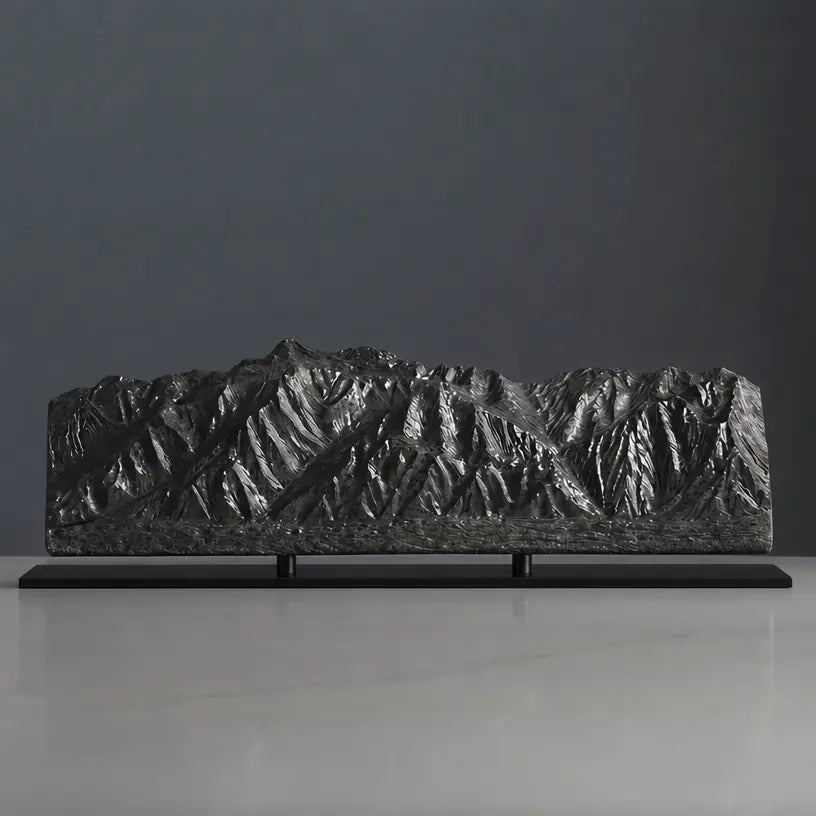 San Gabriel Mountains Range Sculpture (Mount Wilson Viewpoint, California) Sculpted Peaks