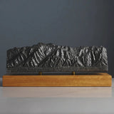 San Gabriel Mountains Range Sculpture (Mount Wilson Viewpoint, California)