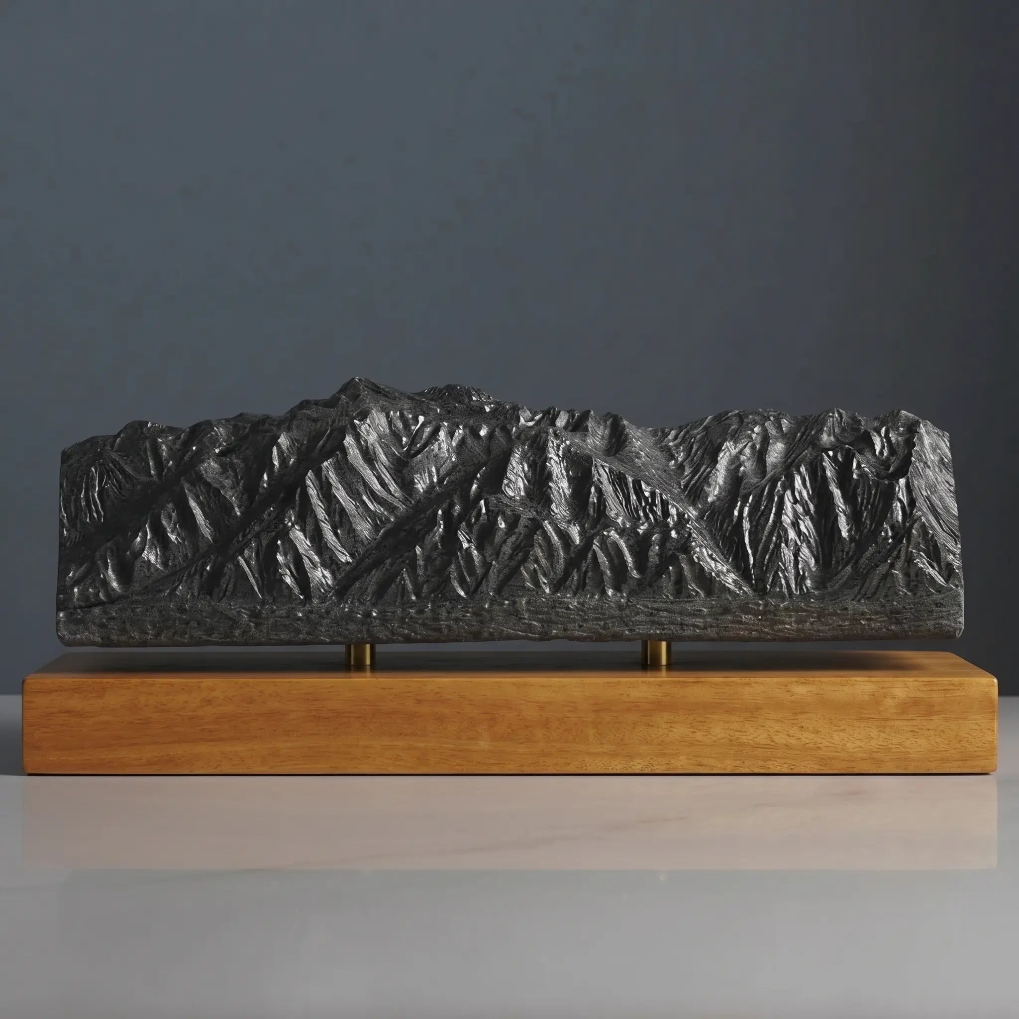 San Gabriel Mountains Range Sculpture (Mount Wilson Viewpoint, California) Sculpted Peaks