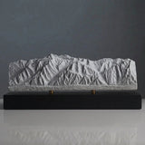 San Gabriel Mountains Range Sculpture (Mount Wilson Viewpoint, California)