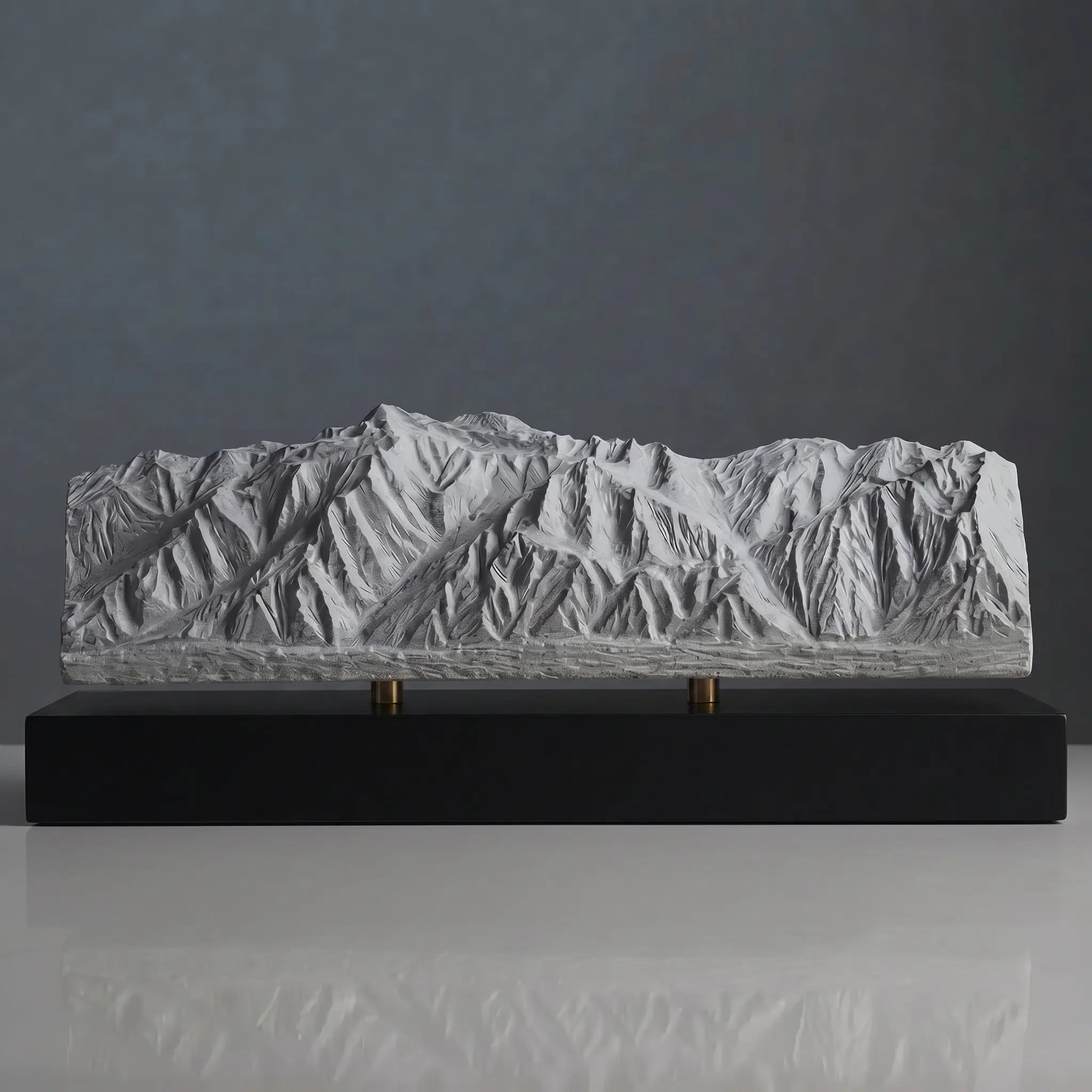 San Gabriel Mountains Range Sculpture (Mount Wilson Viewpoint, California) Sculpted Peaks