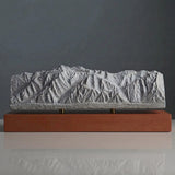 San Gabriel Mountains Range Sculpture (Mount Wilson Viewpoint, California)