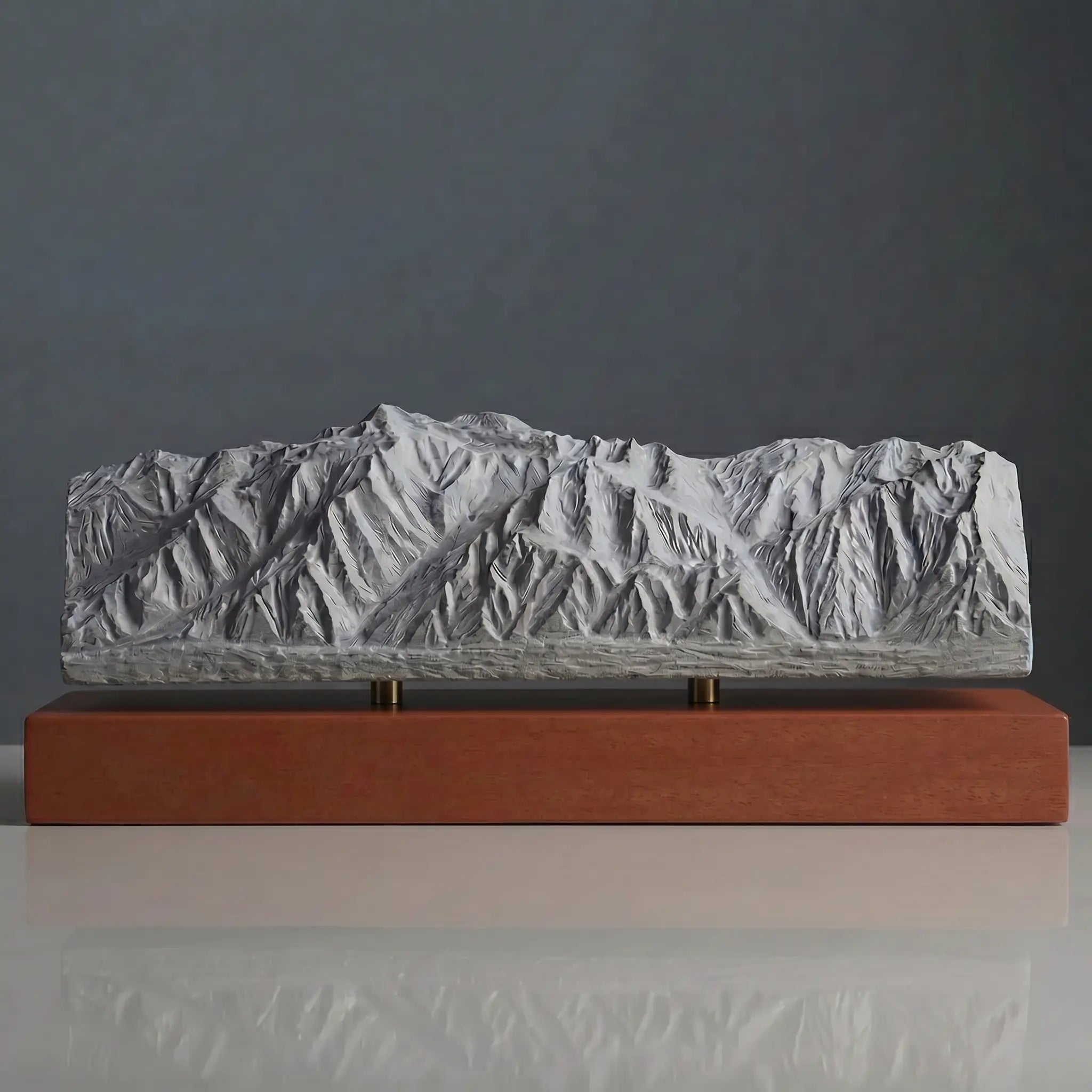 San Gabriel Mountains Range Sculpture (Mount Wilson Viewpoint, California) Sculpted Peaks