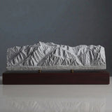 San Gabriel Mountains Range Sculpture (Mount Wilson Viewpoint, California)