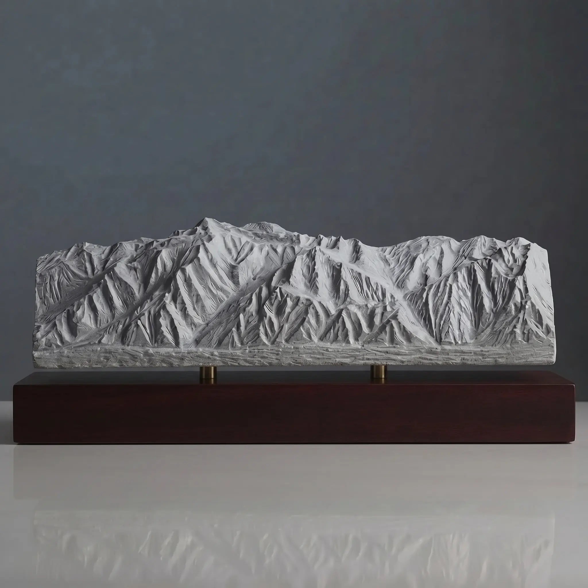 San Gabriel Mountains Range Sculpture (Mount Wilson Viewpoint, California) Sculpted Peaks