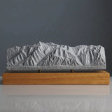 San Gabriel Mountains Range Sculpture (Mount Wilson Viewpoint, California)