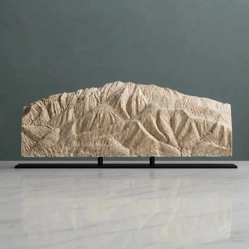 San Jacinto Peak Sculpture (View from San Gorgonio, California) Sculpted Peaks