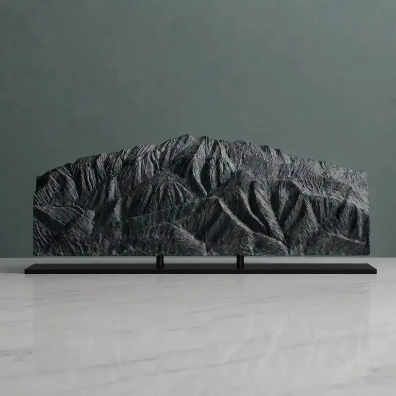 San Jacinto Peak Sculpture (View from San Gorgonio, California) Sculpted Peaks