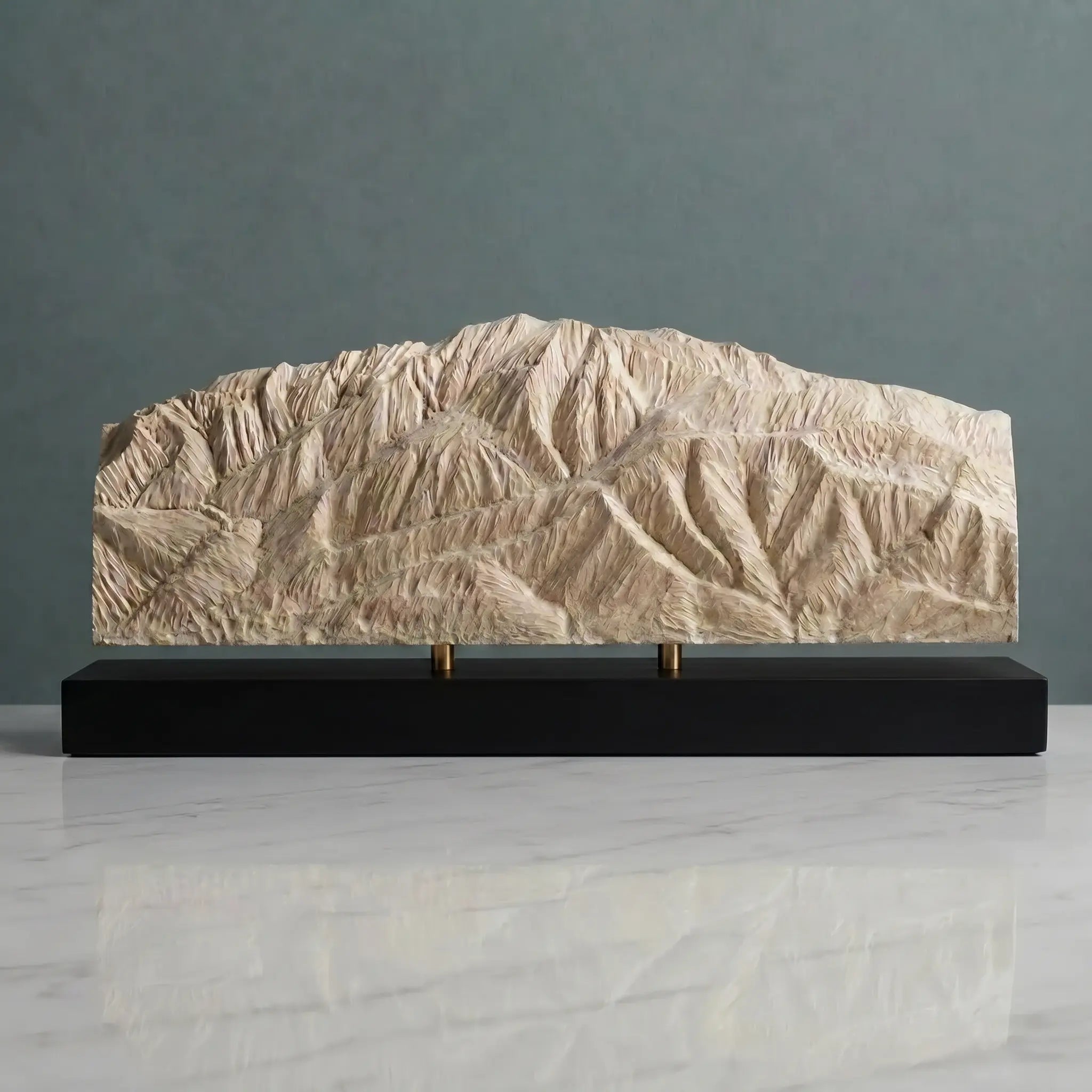 San Jacinto Peak Sculpture (View from San Gorgonio, California) Sculpted Peaks